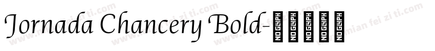 Jornada Chancery Bold字体转换